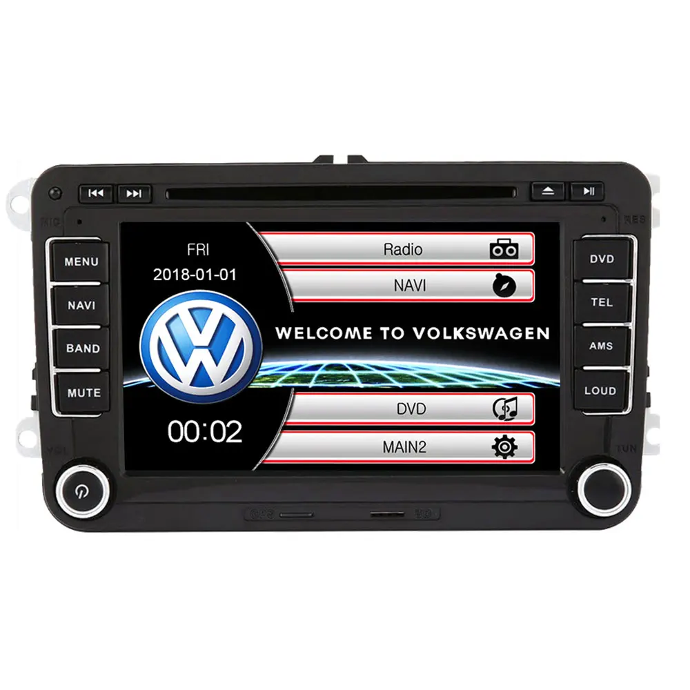 Flash Deal Car Multimedia player 2 Din Car DVD For VW/Volkswagen/Golf/Polo/Tiguan/Passat/b7/b6/SEAT/leon/Skoda/Octavia Radio GPS DAB 1