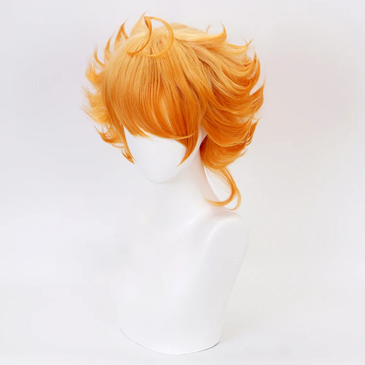 Эмма косплей парик аниме Yakusoku no Neverland обещанные Neverland 63194 оранжевый термостойкие синтетические волосы парики+ парик колпачок