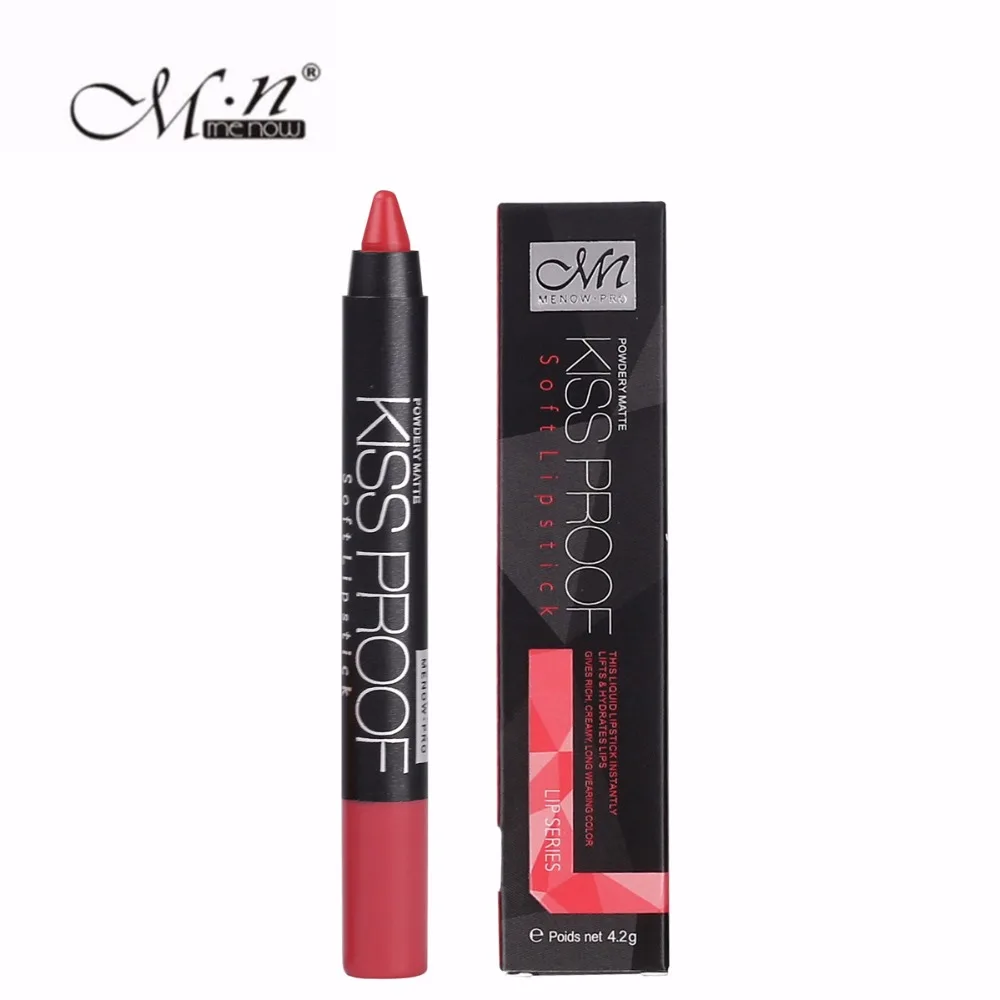 MENOW 6Pcs Waterproof Long-lasting Red Velvet Lip Stick Nude Tattoo Matte True Brown Color Pencil Lipstick Crayon Lot Makeup Set MENOW 6Pcs Waterproof Long-lasting Red Velvet Lip Stick Nude Tattoo Matte True Brown Color Pencil Lipstick Crayon Lot Makeup Set