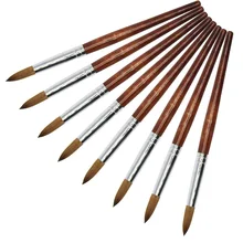 Оценочная кисть для нанесения краски, инструмент для ногтей, чистый колонок, Соболь, кисть для ногтей, УФ-гель, акриловая кисть для ногтей, Kolinsky 16#1 шт