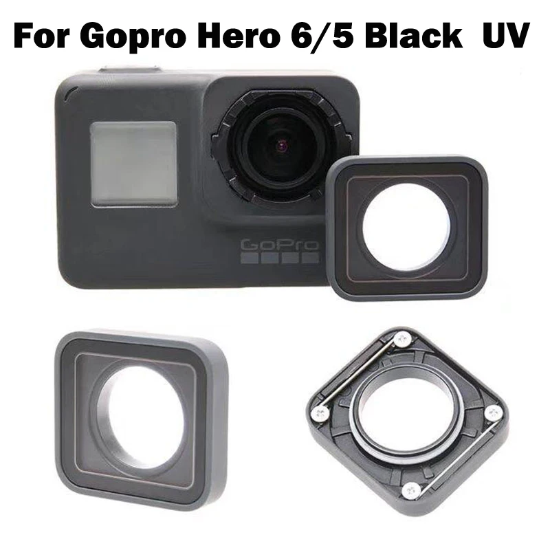 Go pro UV объектив кольцо Замена Защитный ремонтный чехол рамка для Gopro Hero 7 5/6 черный