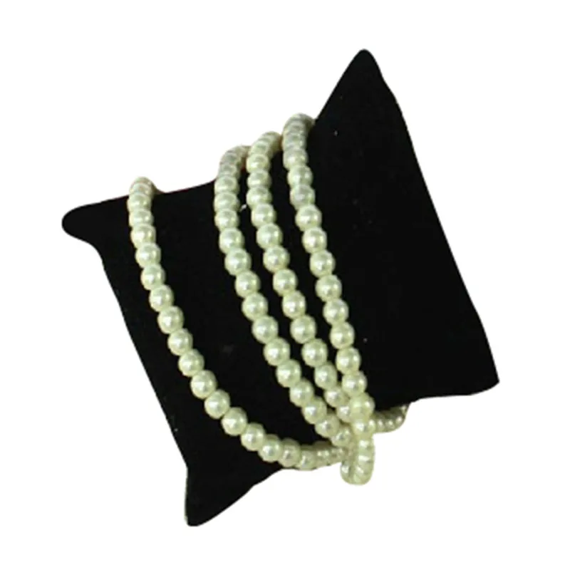 

10Pcs/lot Elegant Velvet Pillow Cushion Bracelet Watch Jewelry Display Holder Showcase Chic Cushion Home Decoration
