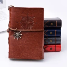 Đầm Xoắn Ốc Laptop Du Hành Tạp Chí Sketchbook Hàng Tuần Kế Hoạch Da PU Giấy Ghi Nhớ Chú Nhật Ký Văn Phòng Phẩm Trường Văn Phòng(China)