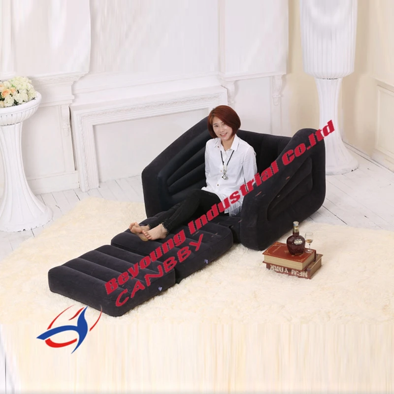 Intex One Person Inflatable Pull Out Chair Folding Lounge Intex One Person Inflatable Pull Out Chair Folding Lounge Twin Sofa Couch Guest Sleep Bed In Camping Mat From Sports