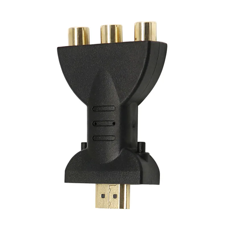 Аудио-видео адаптер HDMI в 3 RGB RCA позолоченный AV компонентный преобразователь 720P 1080P цифровой сигнал для HDTV штекер DVD и Play