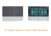 320 х 160 мм открытый p5 rgb led панель 1/8 сканирования 64×32 пикселей светодиодные модули 5 мм открытый smd светодиодный дисплей billboard водонепроницаемый led модуль