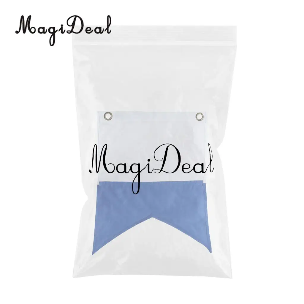 MagiDeal Hot 35x30CM Scuba Diving Dive Boat Alpha Flag National Banner International Sign for Outdoor Swimming Underwater Sports