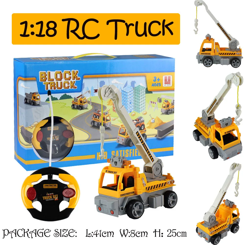 Car Toys For Boys Plastic Interactive Car Toys For Children 1:18 Diecast Dump Truck Cars Toys 3D Puzzle birthday Gift k423