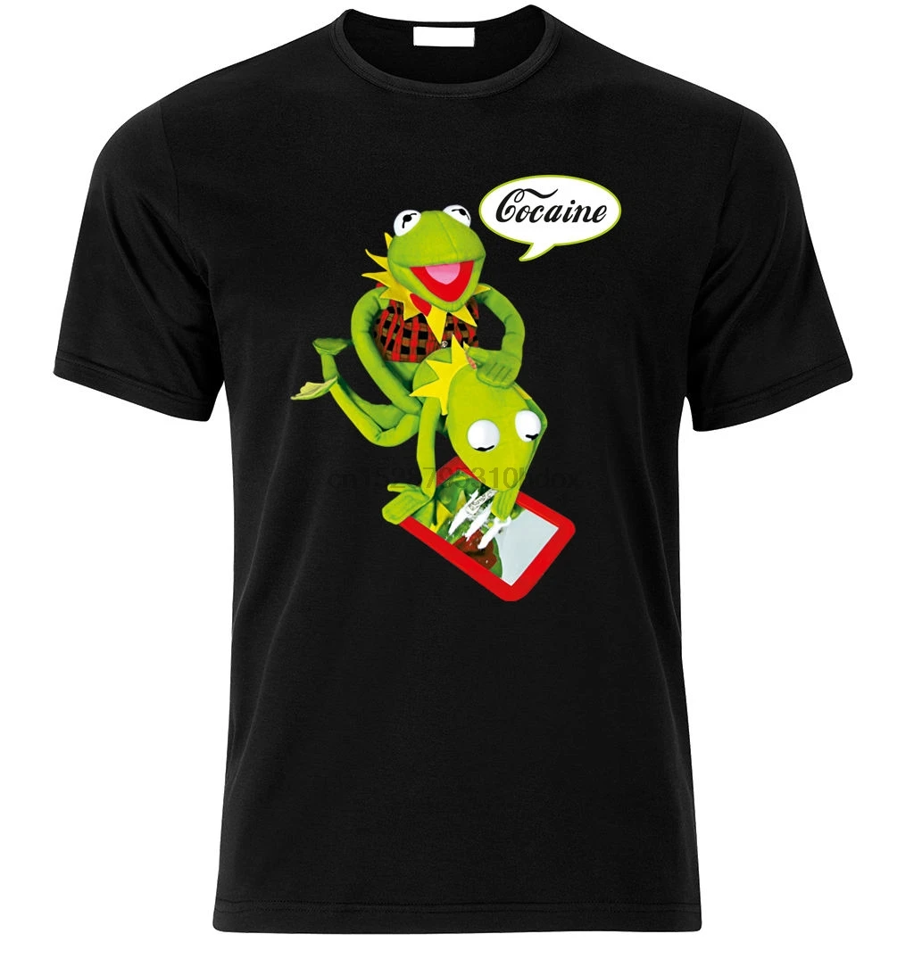 

Kermit Cocain Party Like Fan T Shirt Size S Xxl Mens T Shirts Fashion 2019 Clothing T Shirt Hot Topic Men Short Sleeve