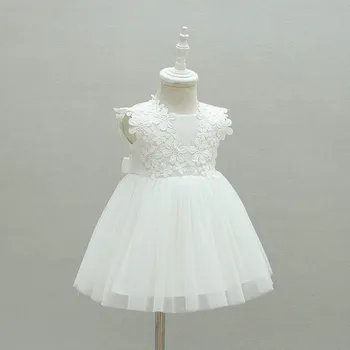 Wedding Party White Dress For Baby Girls