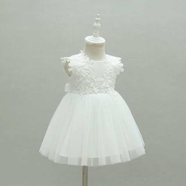 Wedding Party White Dress For Baby Girls