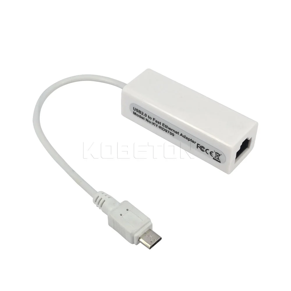 Сетевая карта kebidu с Micro USB 2 0 5 контактов 100 Мбит/с|network card|ethernet lanusb to rj-45 |