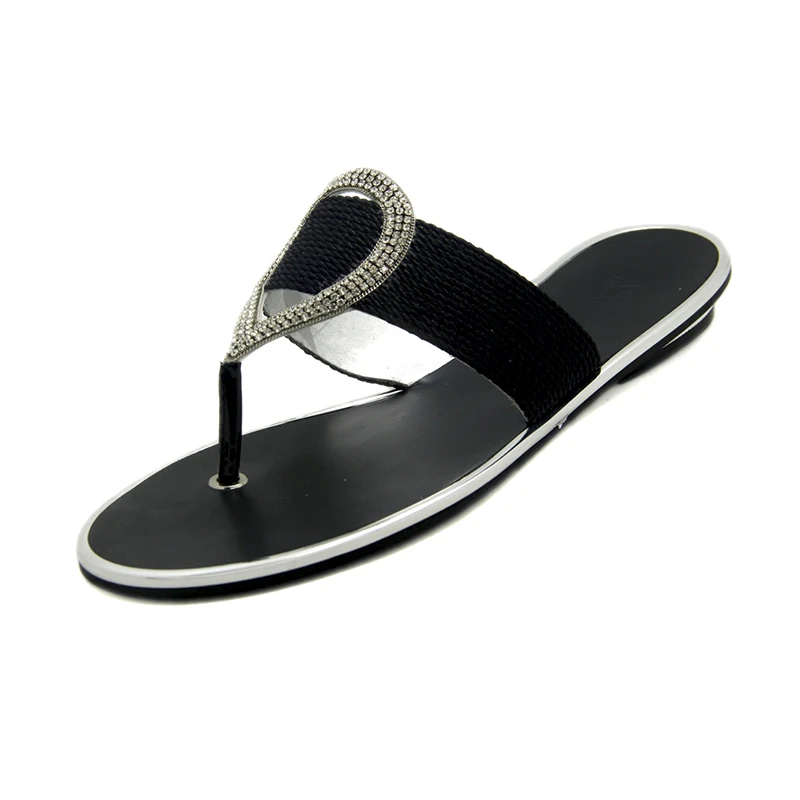 be trendy rhinestone flip flops