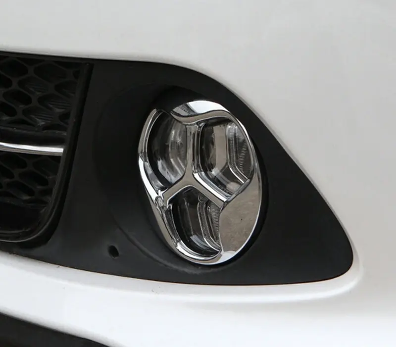 

For 2016 2017 KIA K5 ABS chrome front fog lights fog lamp cover trim 2018