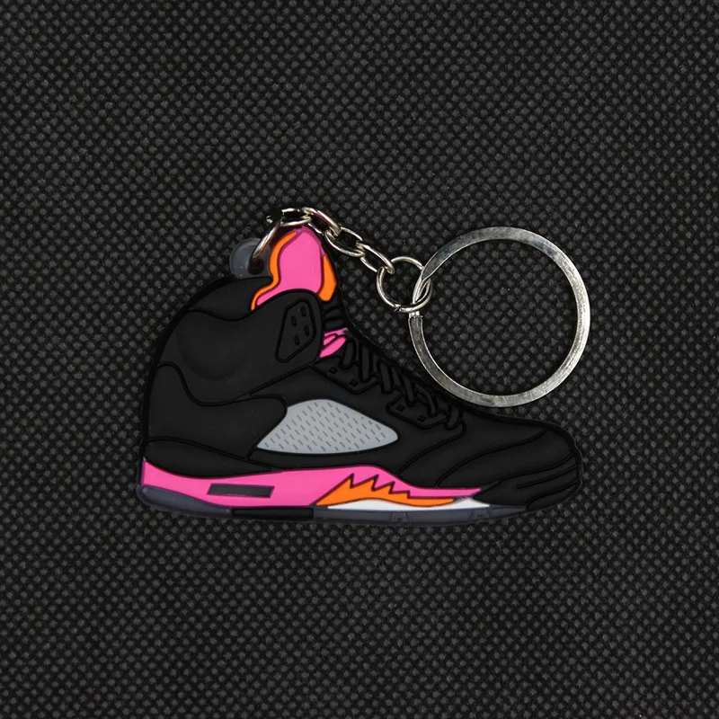 Мини-брелок для ключей для мужчин и женщин, Красочные кроссовки, брелок для баскетбольной обуви, брелок для ключей