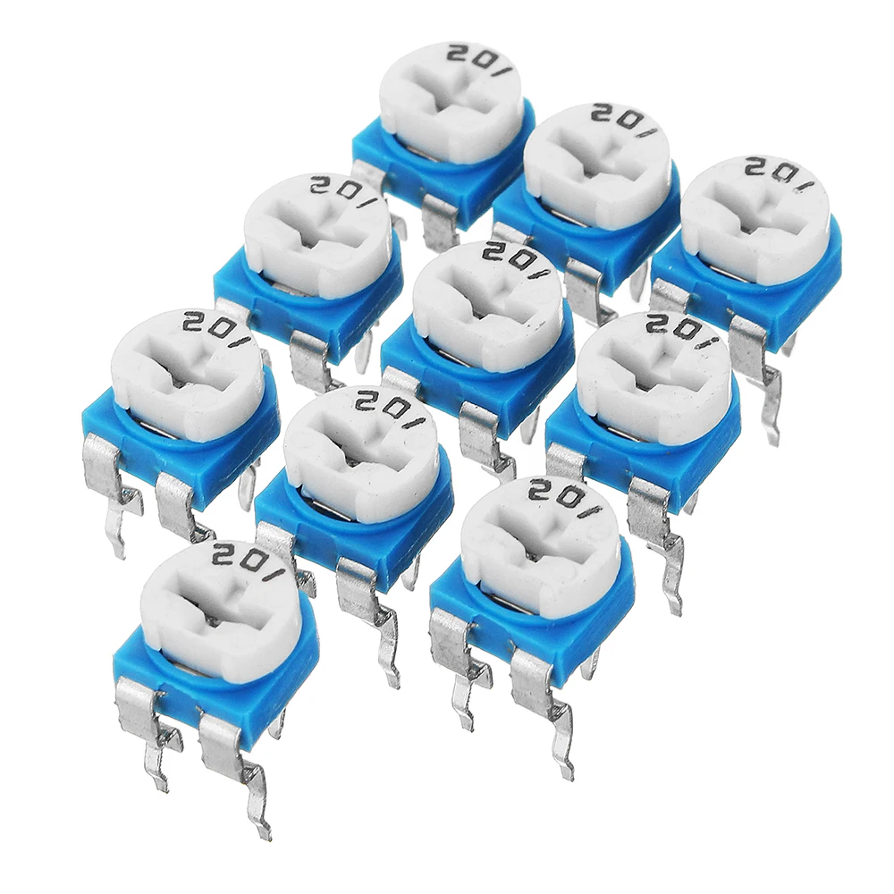 130 шт./компл. 13 Тип * 10 шт. обрезки настроек потенциометров 100ohm-1Mohm RM065 переменной