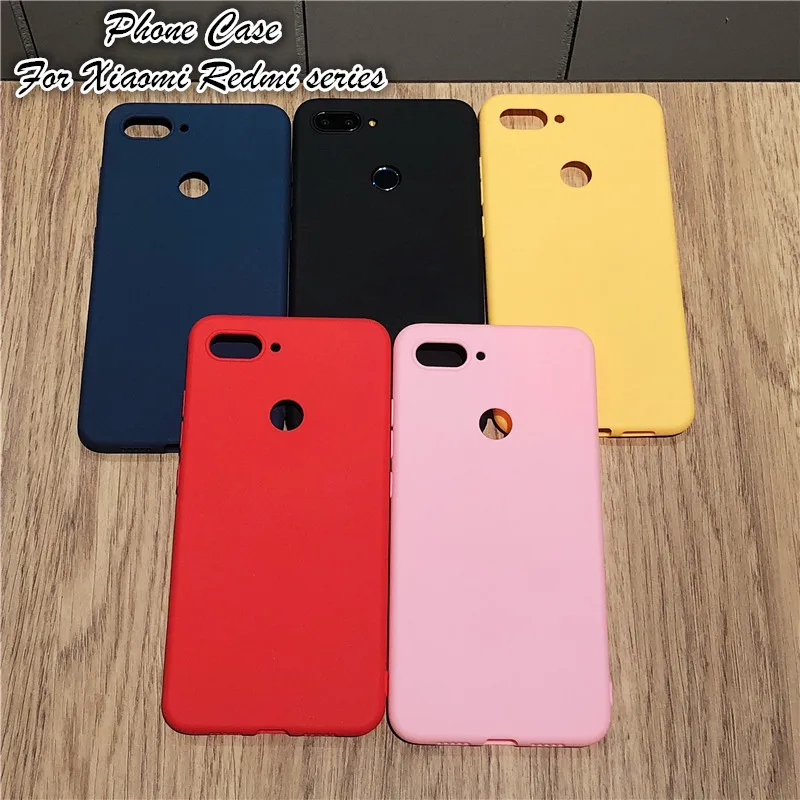 

Housing Durable Case For Xiaomi Redmi Note 6 Pro 5A 6A 4X 5 Plus Redmi Note 5 4 Pocophone F1 Case Soft Silicon Candy Cases Cover