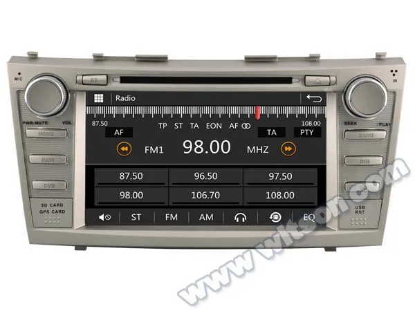 Специальный автомобильный DVD 8 &quotдля Toyota Camry XV40 2007-2011 с поддержкой системы