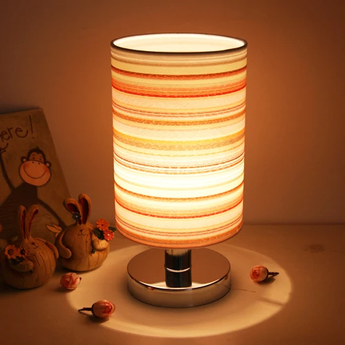 Тканевый прикроватный светильник, светильник для спальни, декоративный светильник Abajur, современный детский светильник для спальни