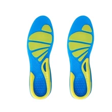 Non-Slip Orthopedic Insole Running TPE Shock Absorption Sport Unisex Walking Shoe Pad Stable Military Foot Care Insert Cushion