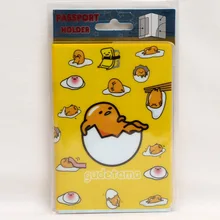 Europe Cartoon Style 2D Passport Holder PVC Passport Cover Case For Travel,14*9.6cm Card & ID Holders Mini Order 1pcs-Mr eggs