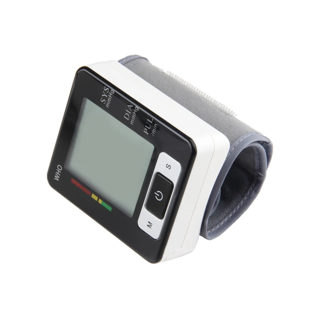 

1pc Automatic Digital Wrist Blood Pressure Upper Monitor Heart Meter LCD Screen New Quality Hot
