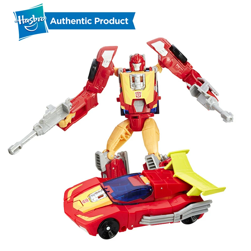 Günstige Hasbro Transformers Spielzeug Titans Rückkehr Deluxe Autobot Hot Rod und Firedrive Action Figure Sammlung Modell Junge Auto Puppe