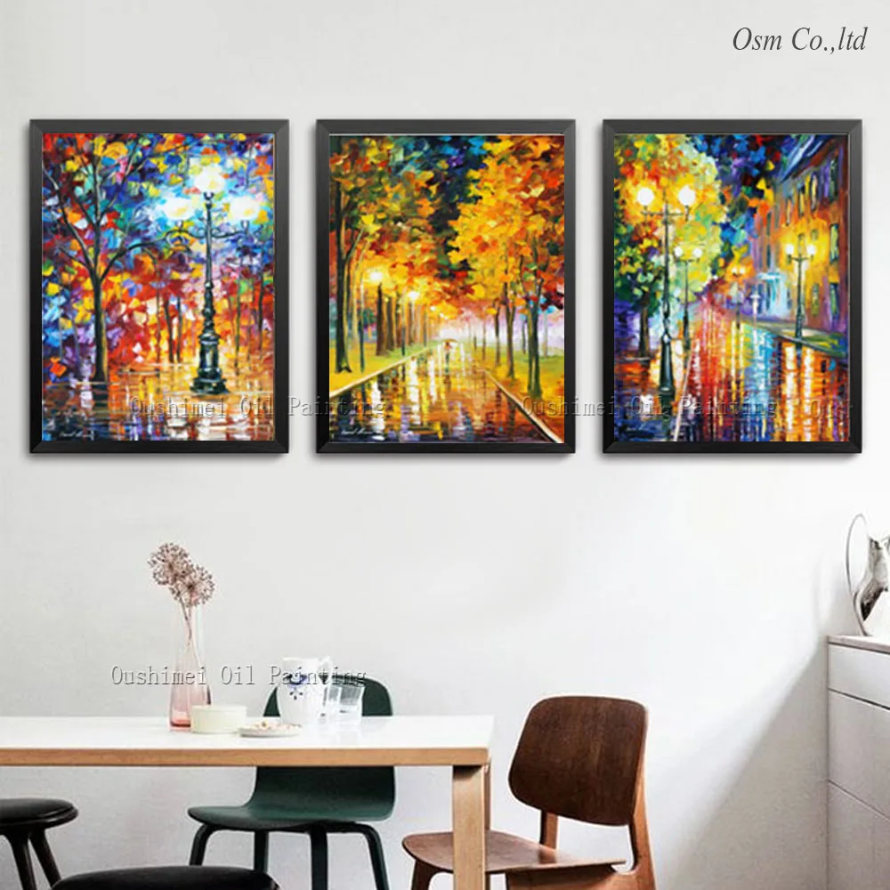 

Hand Painted Modern Oil Painting Pictures On Canvas Landscape Canvas Paintings For Living Room Decor One Piece Wall Pictures