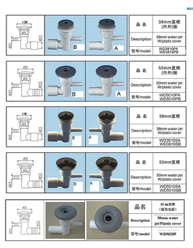

1inch water jet plastic and s.s for all kind of china spa
