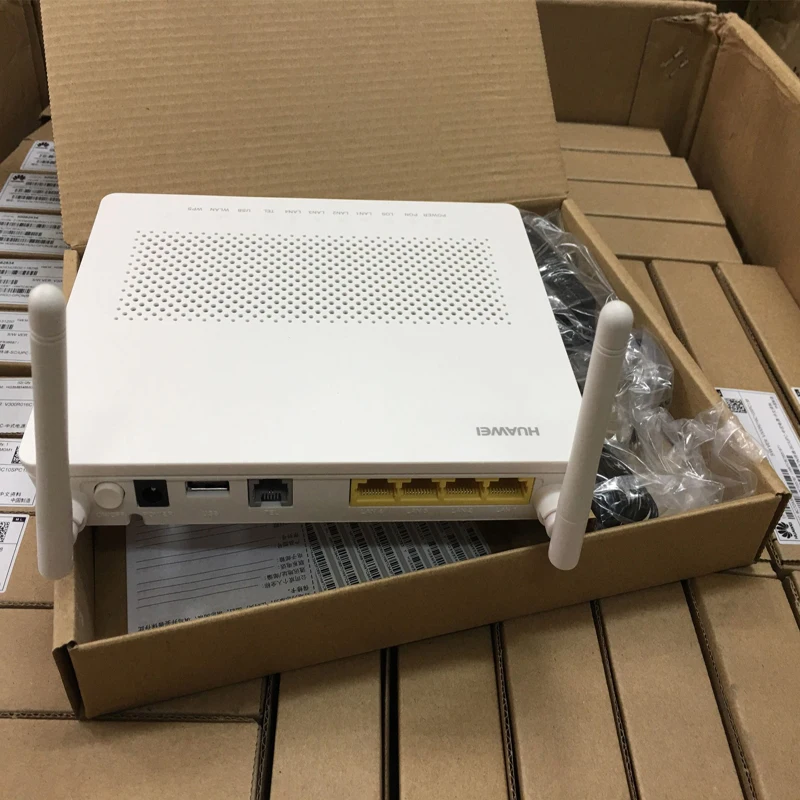 100% Original New Huawei HG8546M Gpon WiFi Ont onu 2POTS+4FE+1USB+WiFi modem with English software Telecom Network Equipment