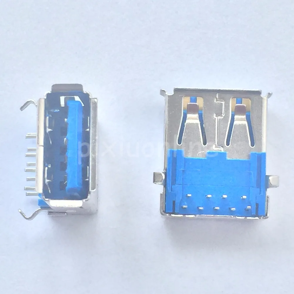 5pcs USB 3.0 A Type Female Socket Connector for High-speed Data Transmission G46Y