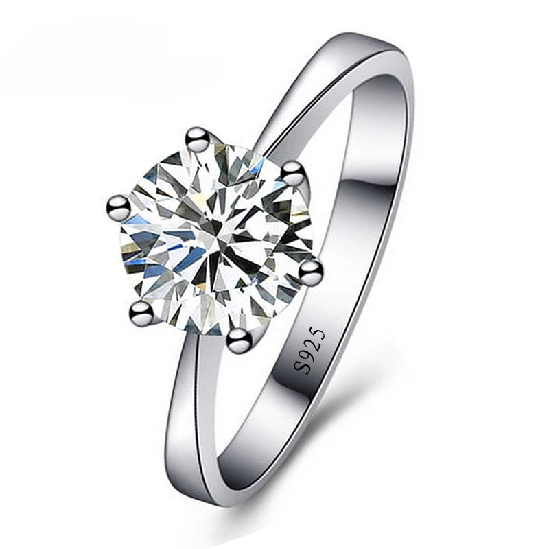 JewelryPalace сердце Princess Crown 0.4ct кубического циркония Юбилей обещание Обручение кольцо стерлингового серебра 925