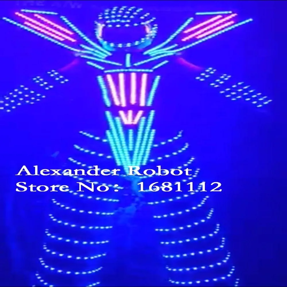 Светодиодные Костюм/LED Костюмы/Легкие костюмы/LED Робот костюмы/световой костюм/стоимость включает stilts568