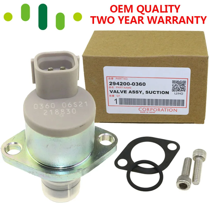 

Suction Control Valve Fuel Pump Pressure Regulator Engine 294200-0360 A6860-VM09A SCV D40 CRD Sensor 294009-0260, 294009-0160