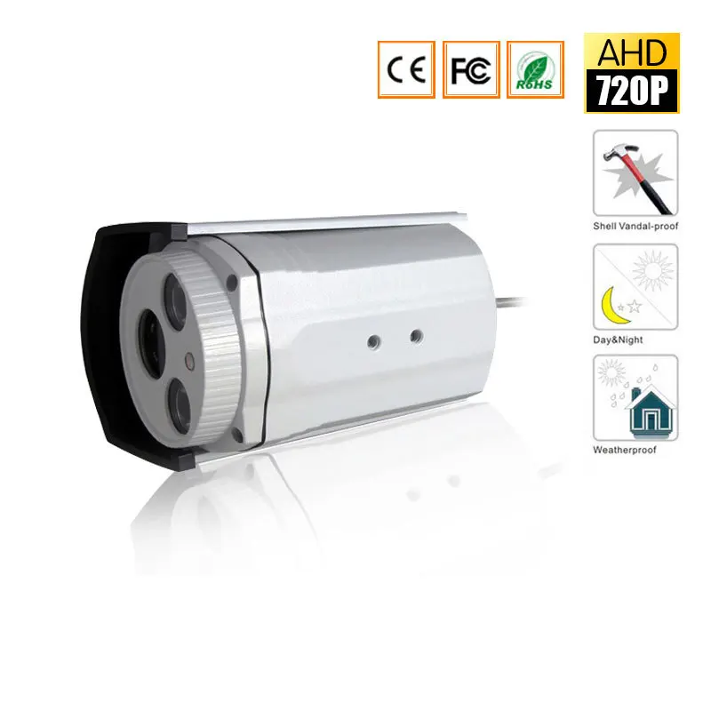 

1080P AHD Camera 720P HD Outdoor Bullet Camera Waterproof IR 20M,36 Leds Night Vision Security 2MP CCTV AHD Camera
