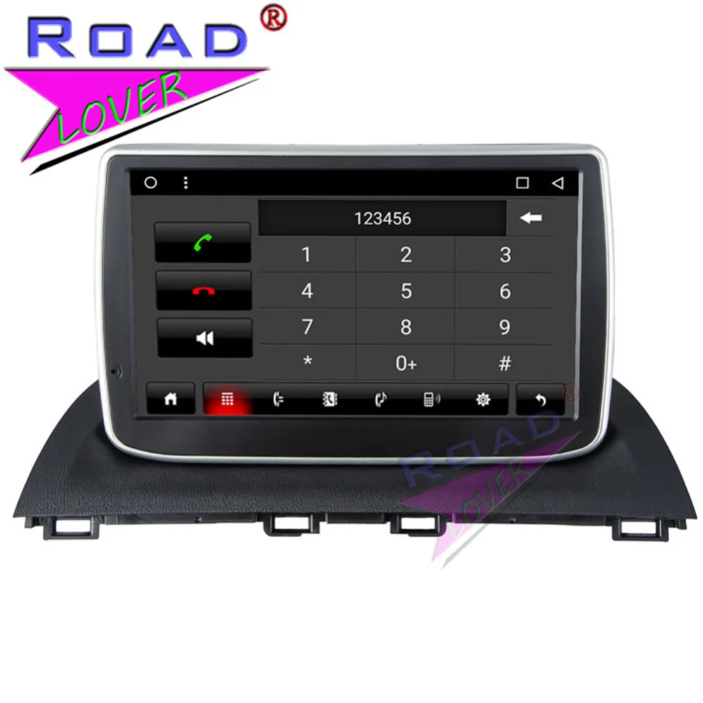 Discount Roadlover Android 8.1 Car Multimedia Player Radio For Mazda 3 Axela 2014 2015 2016 Stereo GPS Navigation Automagnitol 2 Din MP3 3