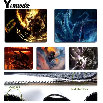 

Yinuoda Funny Evil Dragons with Horns Customized laptop Gaming mouse pad Size for 18x22cm 25x29cm Small Mousepad