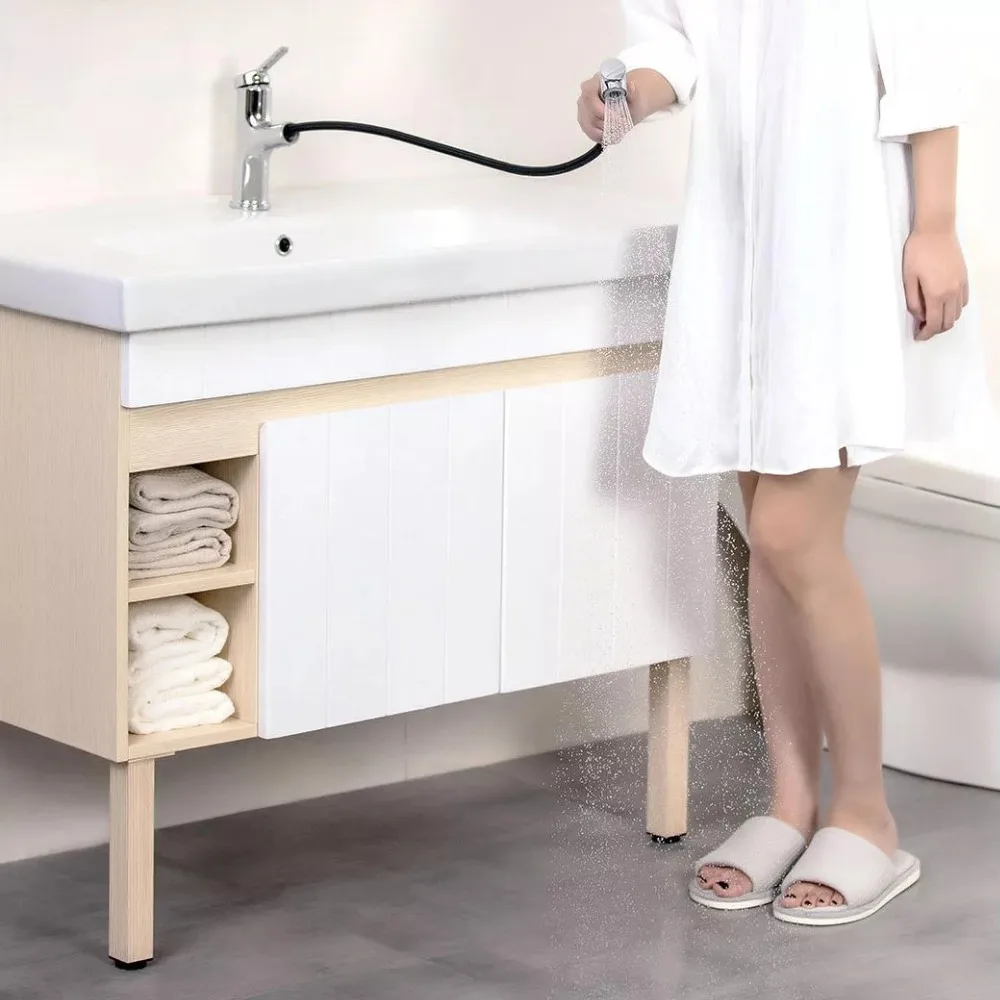  Xiaomi DABAI Bathroom Basin Sink Faucet with Pull Out Rinser Sprayer Gargle Brushing 2 Mode Mixer T