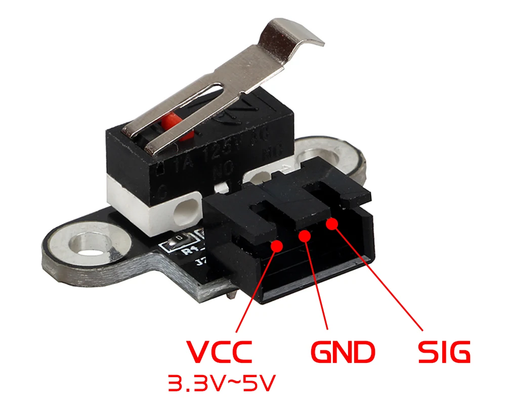 XCR3D детали для 3d принтера вертикальный механический концевой выключатель модуль для DIY Reprap Endstop 3d принтер s Аксессуары Ramps 1,4