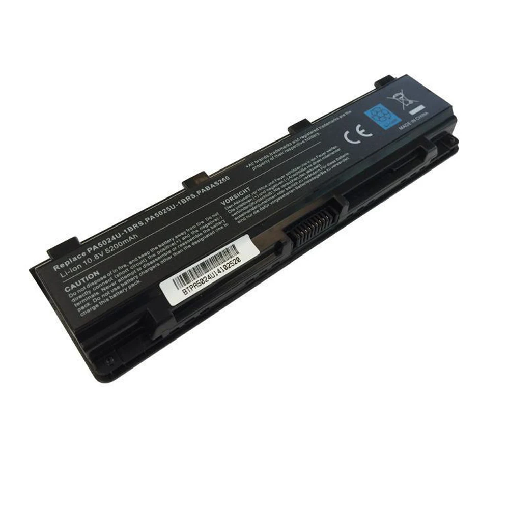 battery for Toshiba C805 C805D C840 C840D C845 C845D C850 C850D battery C855 C855D C870 C870D C875D PA5024 