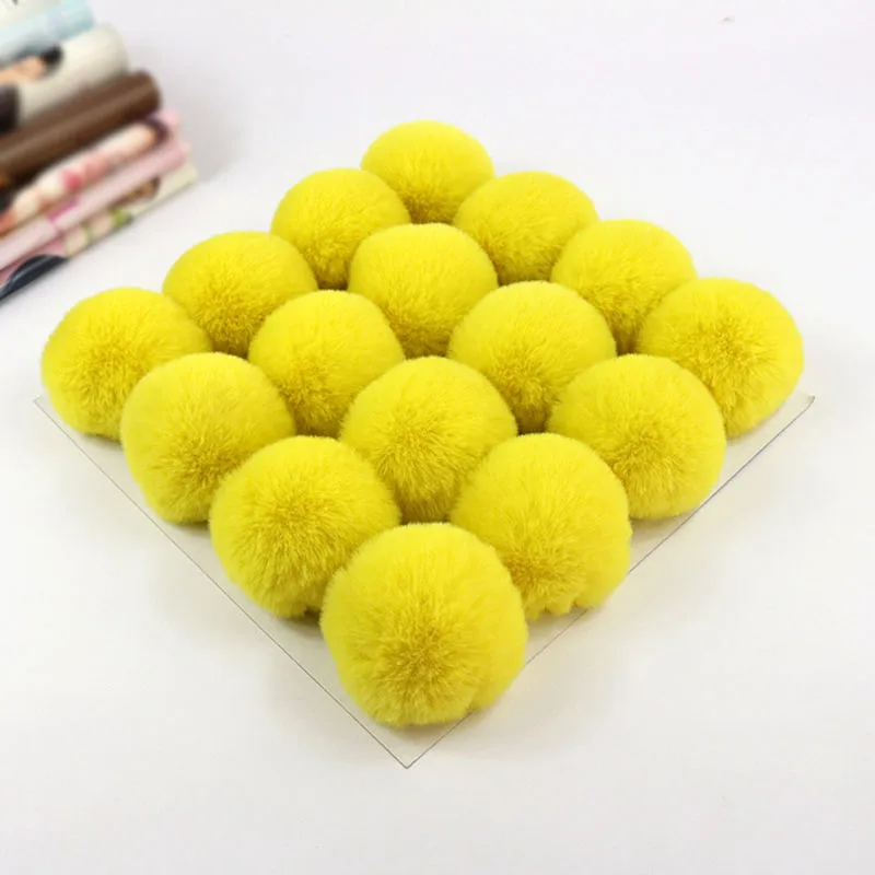 2 шт DIY 6 см Помпон Мяч искусственный мех брелок шляпа кулон аксессуары Ремесло Декор