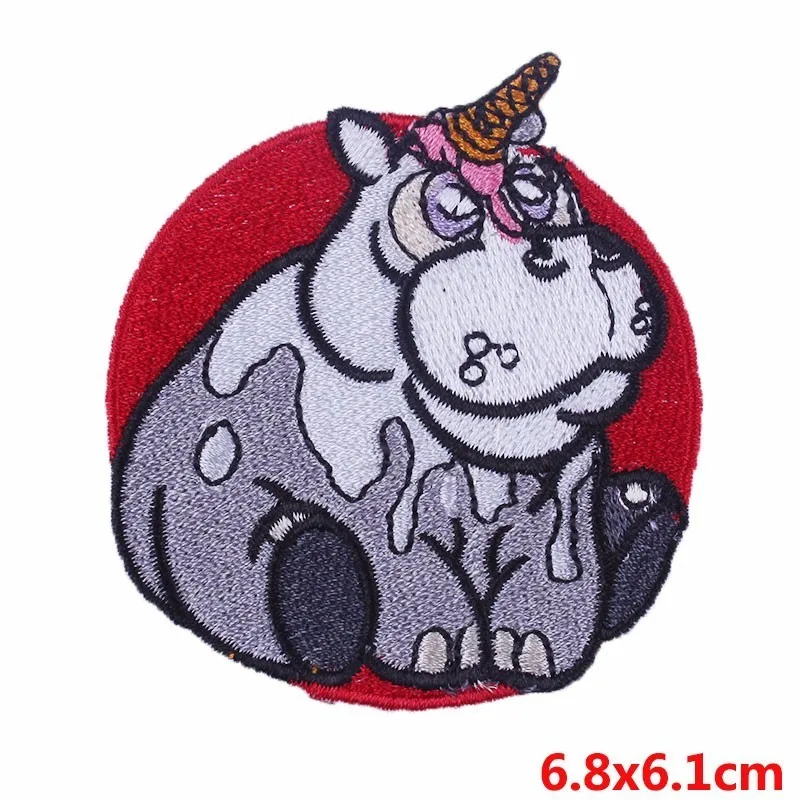 Laser Bright Pulaqi, новинка, Tonari, No Totoro, вышитые нашивки, Пришивные, железная, аниме, наклейка на одежду, для футболки, джинсов, нашивка с котом, сделай сам, H - Цвет: Laser Bright
