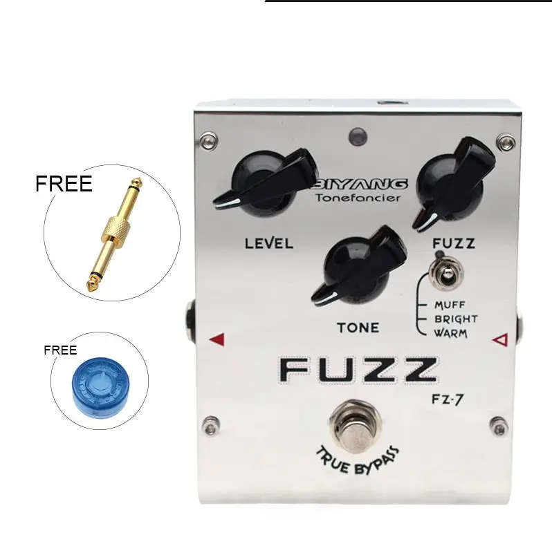 Biyang Tonefancier FZ-7 Guitar Bass Effect Pedal 3 Models Fuzz Effect guitar Pedal True Bypass with gold pedal connector Biyang Tonefancier FZ-7 Guitar Bass Effect Pedal 3 Models Fuzz Effect guitar Pedal True Bypass with gold pedal connector