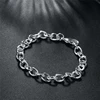 DOTEFFIL 925 Sterling Silver 8-Inch Basic Chain Bracelet For Woman Charm Wedding Engagement Fashion Party Jewelry ► Photo 2/6