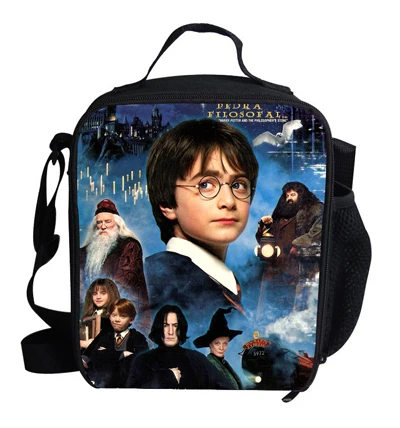 Лидер продаж рождественские подарки для детей Обед сумка для школы Гарри Поттер обед мешок Термальность охладитель для детей утепленная сумка для пикника - Цвет: ZDL372