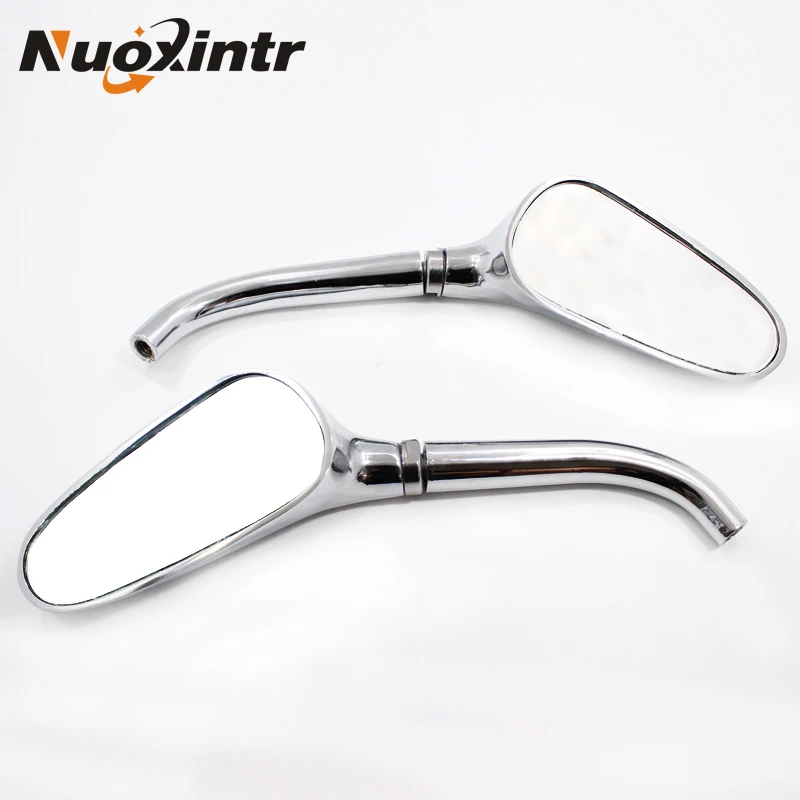 

Nuoxintr Motorcycle Mirrors Chrome For Yamaha Virago XV 250 500 535 700 750 920 1100 Suzuki Intruder Volusia VS 800 1400 1500