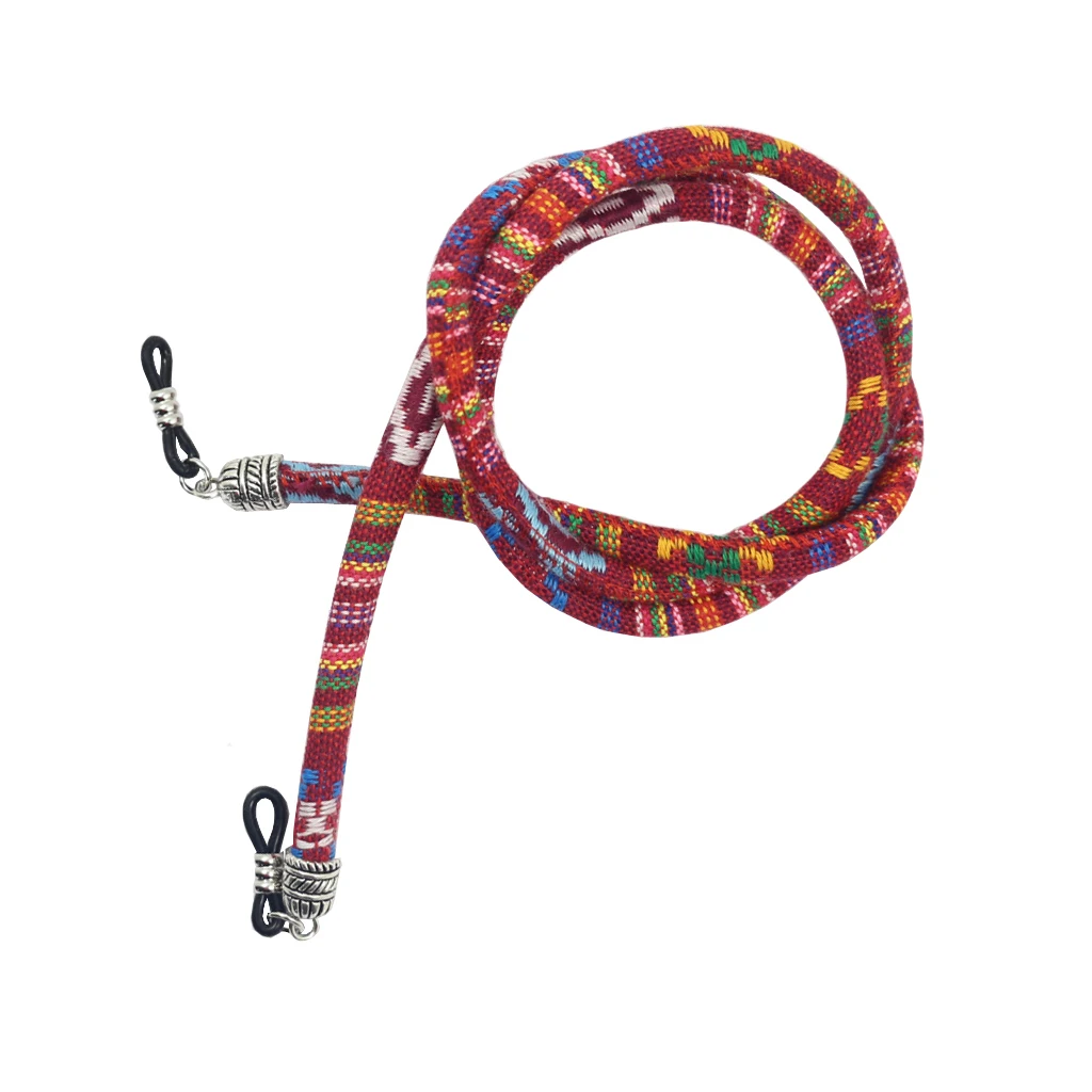 Многоцветный круглый шнур солнцезащитные очки шейный шнур ремешок для очков шнурок для очков цепь для женщин Мужская цепочка для очков для чтения