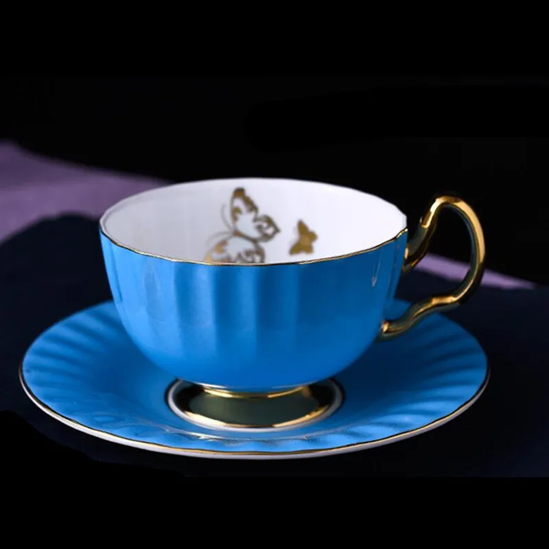 1 шт., модная ручная роспись, керамическая чашка для послеобеденного чая, чашка для кофе, чайные чашки и блюдца, украшение дома 5ZDZ111
