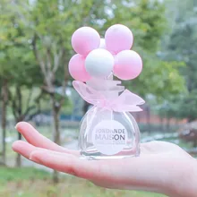 Автомобильный креативный Декор интерьера центральная консоль Кукла Духи Освежитель Воздуха Хрустальная бутылка отправить Противоскользящий коврик бесплатно