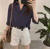 Nouveau 2022 printemps été décontracté rayé femmes Blouses chemises Sexy mode ample doux chemise femme hauts vêtements Blusas 0643 40 ► Photo 2/6